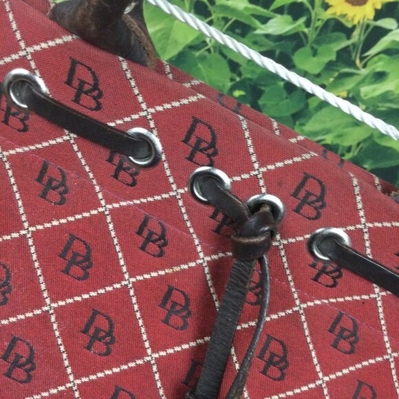 Vintage Dooney & Bourke Red Satchel Bag - Picture 7 of 16